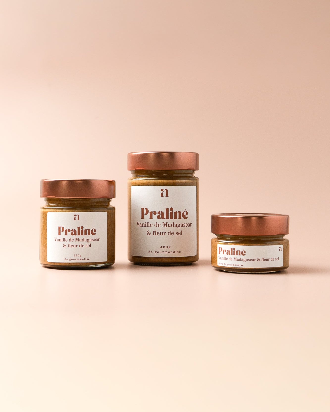 Praliné vanille de Madagascar, amande & fleur de sel