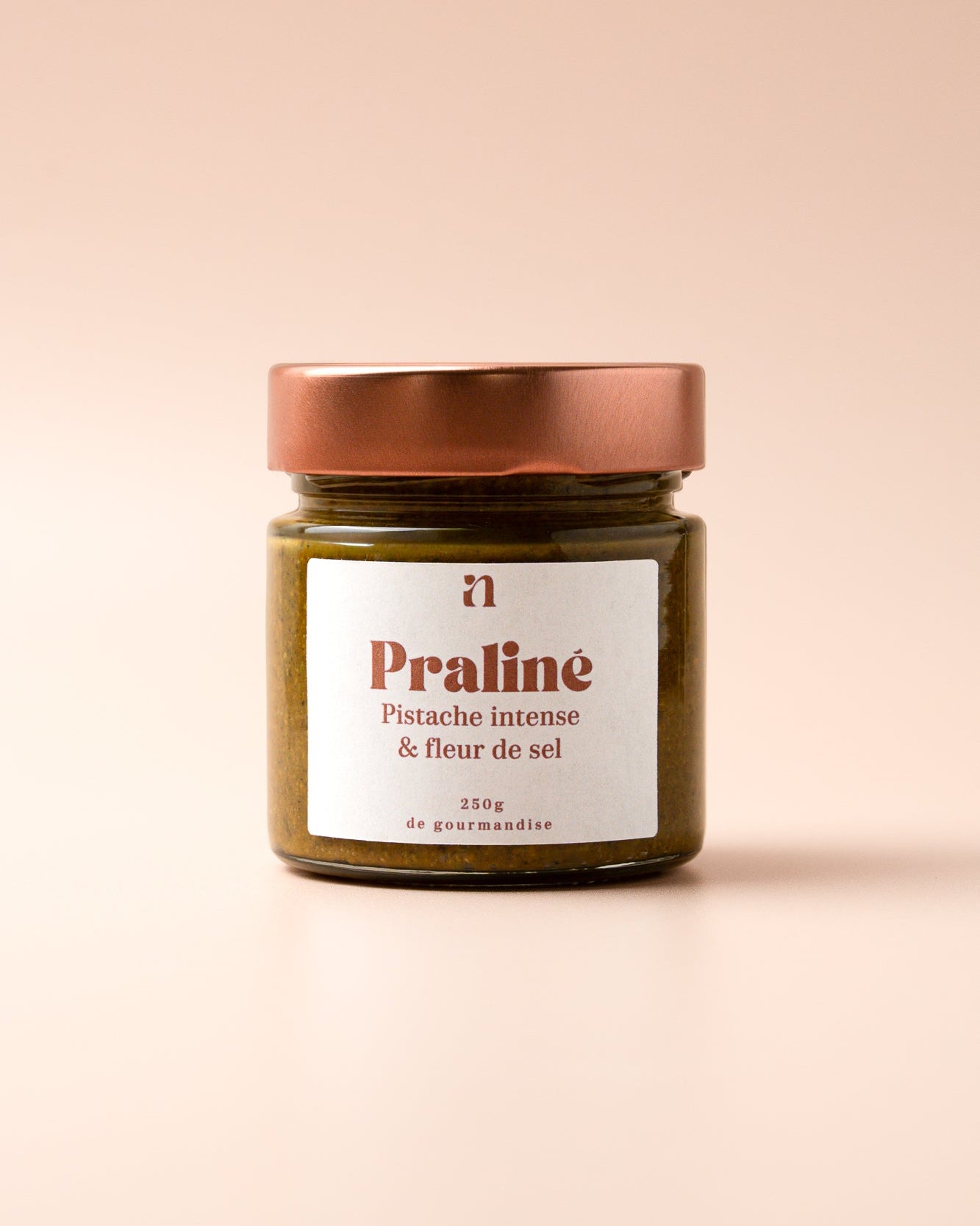 Praliné pistache intense & fleur de sel