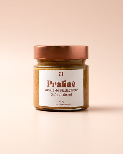Praliné vanille de Madagascar, amande & fleur de sel