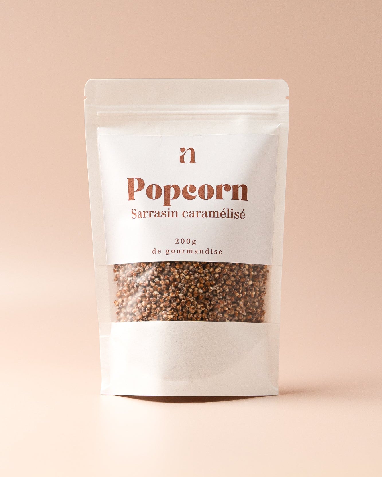 Popcorn sarrasin caramélisé